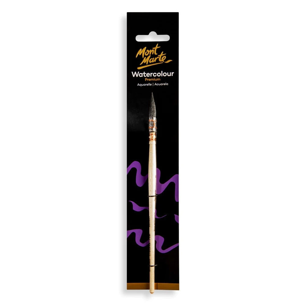 Mont Marte Artist Brush Watercolour Traditional Mop 0
