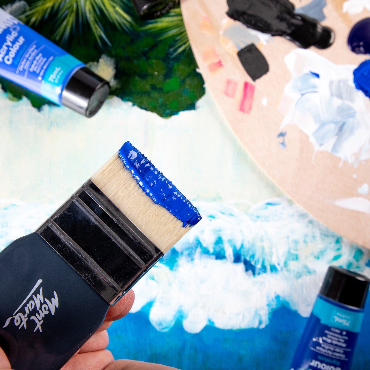 Mont Marte Taklon Abstract Expression Paint Brush - 50mm