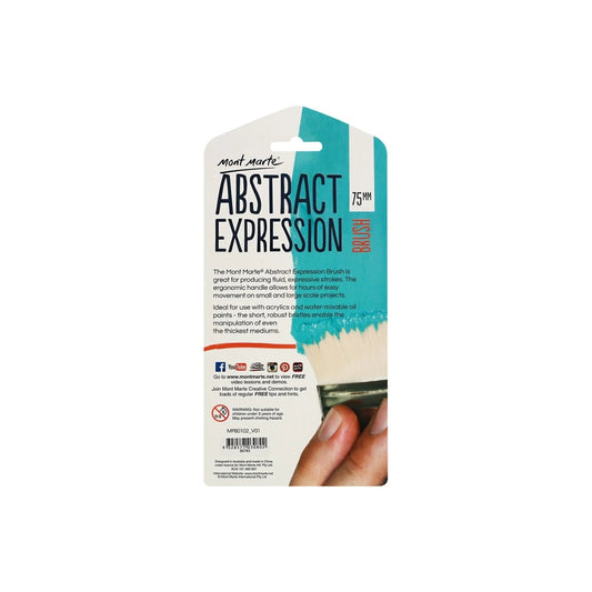 Mont Marte Taklon Abstract Expression Paint Brush - 75mm