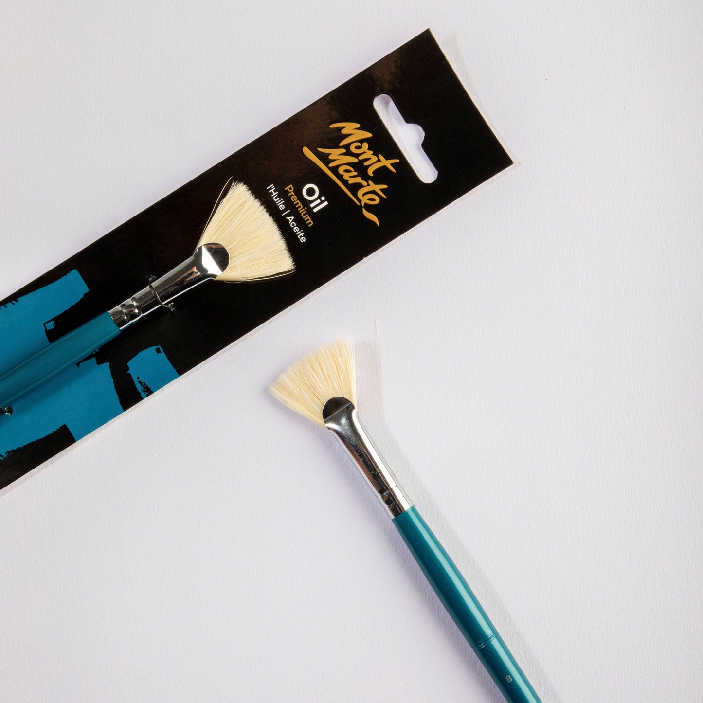Mont Marte Artist Brush Oil Chungking Fan 8