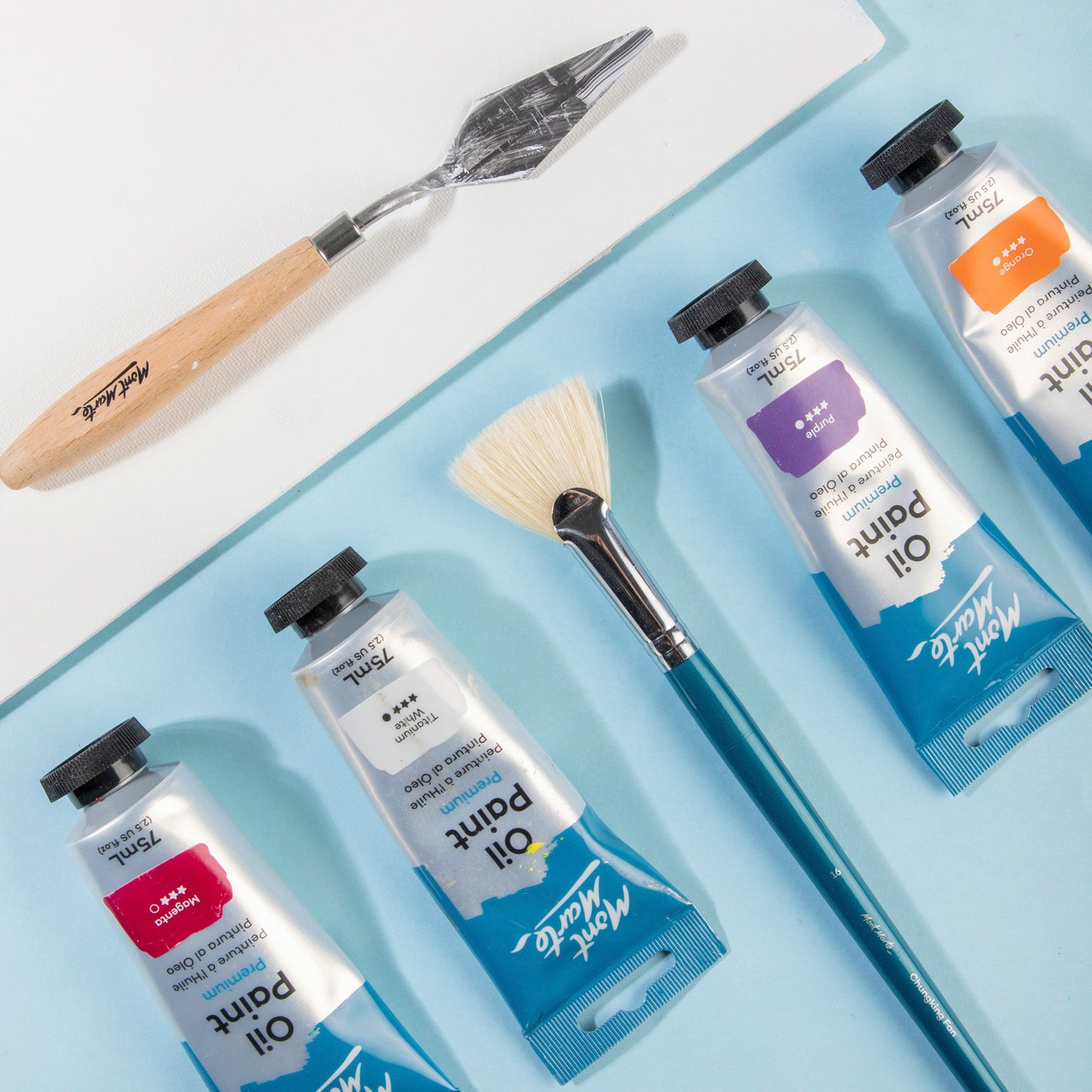 Mont Marte Artist Brush Oil Chungking Fan 16