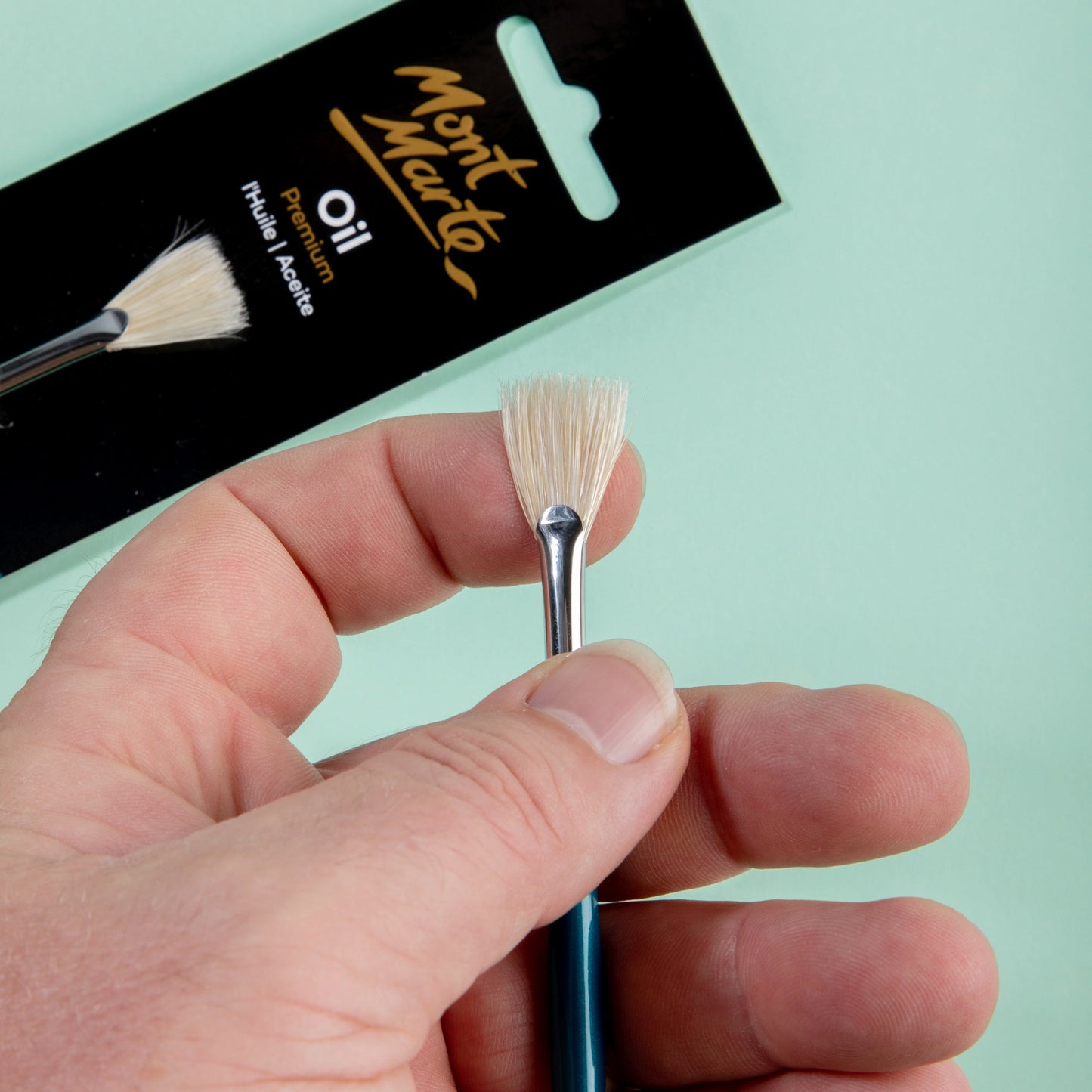 Mont Marte Artist Brush Oil Chungking Fan Narrow 0