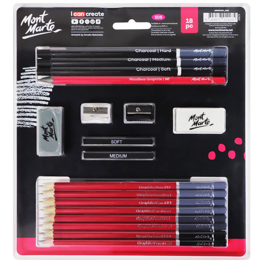 Mont Marte Sketch & Draw Set 18pc