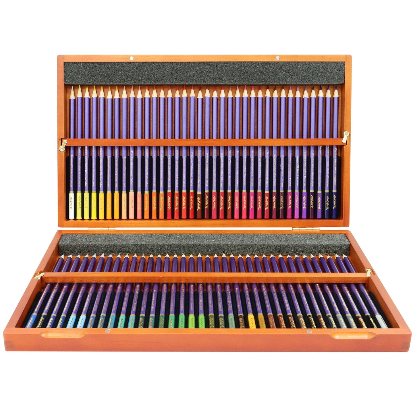 Mont Marte Premium Watercolour Pencils 72 Piece In Wooden Box