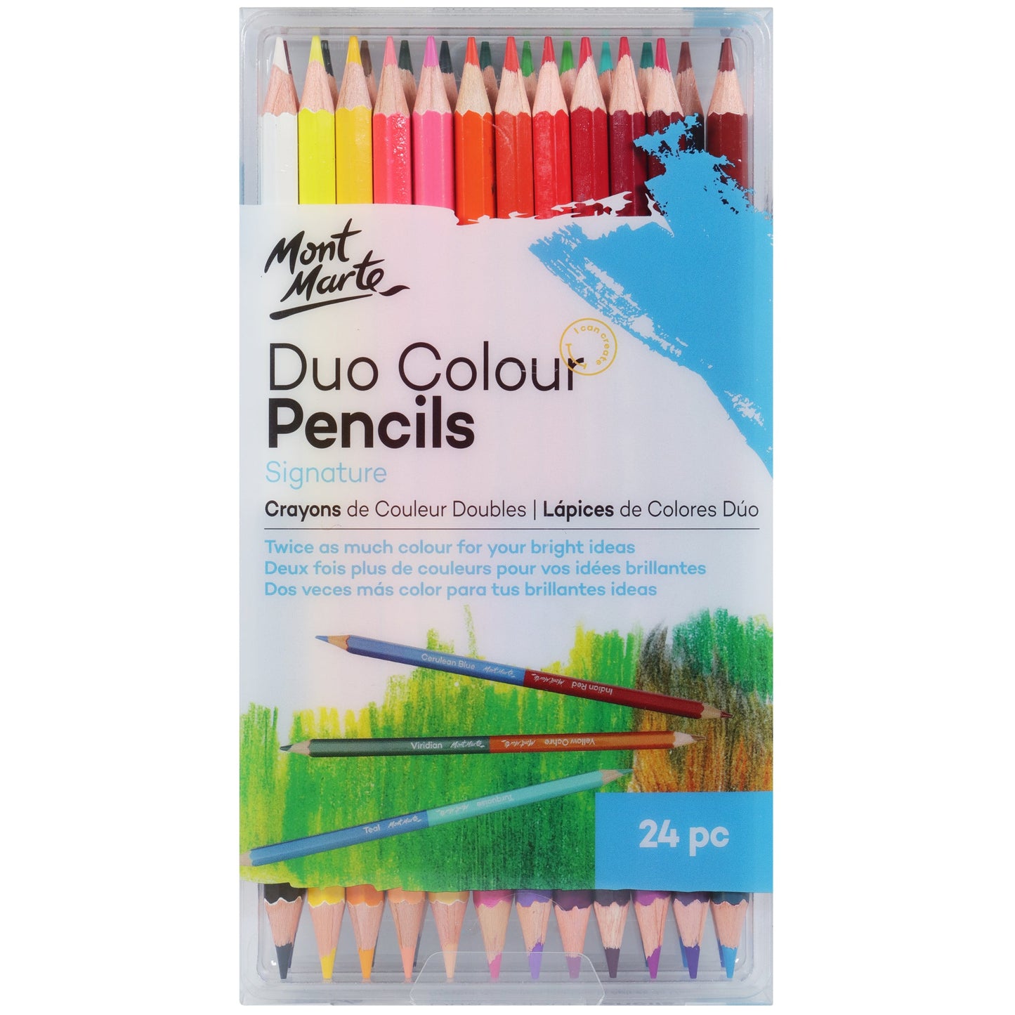 Mont Marte Signature Pencil Set - Duo Colour Pencils 24pc