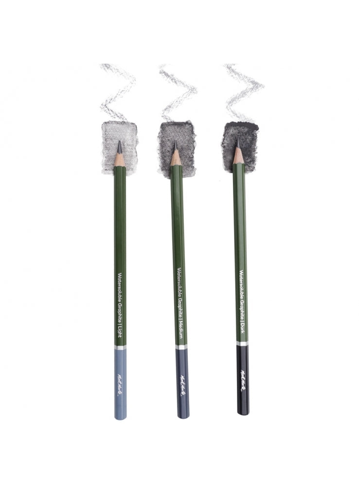 Mont Marte Signature Pencil Set - Watersoluble Graphite 5pc