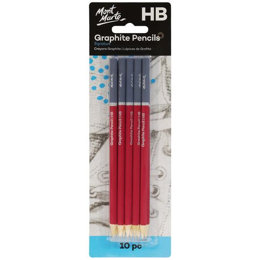 Mont Marte Graphite Pencils - HB 10pc