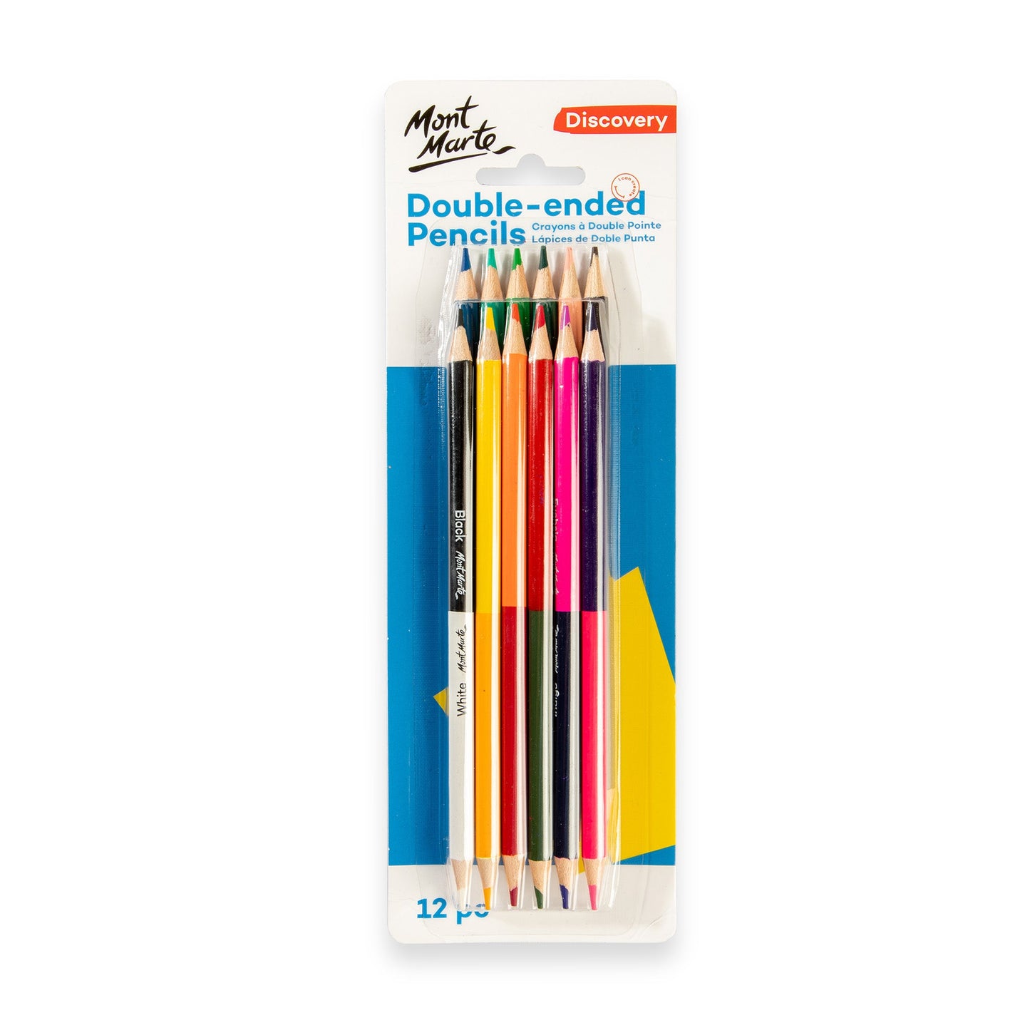 Mont Marte Discovery Double-ended Pencils - 12pc
