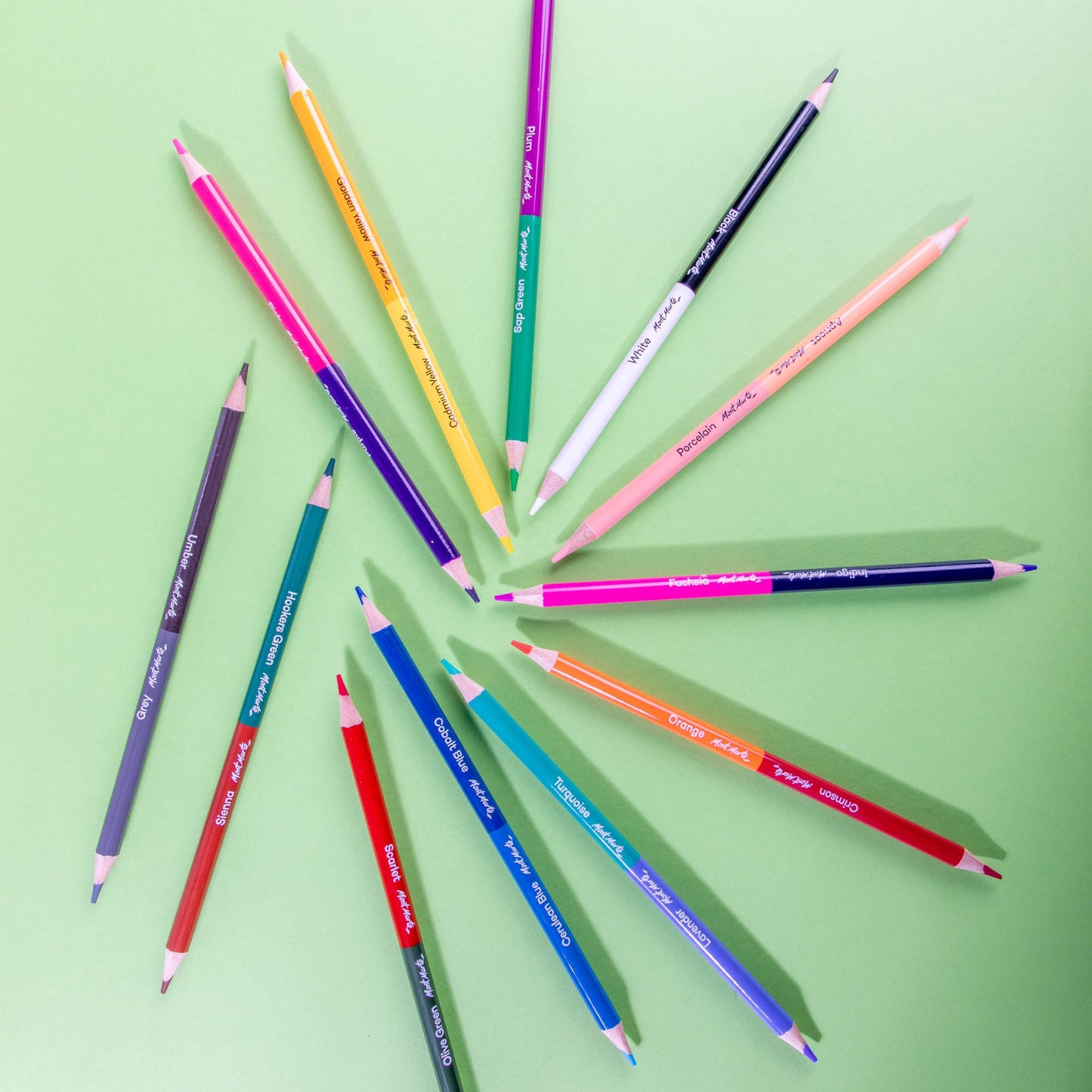Mont Marte Discovery Double-ended Pencils - 12pc