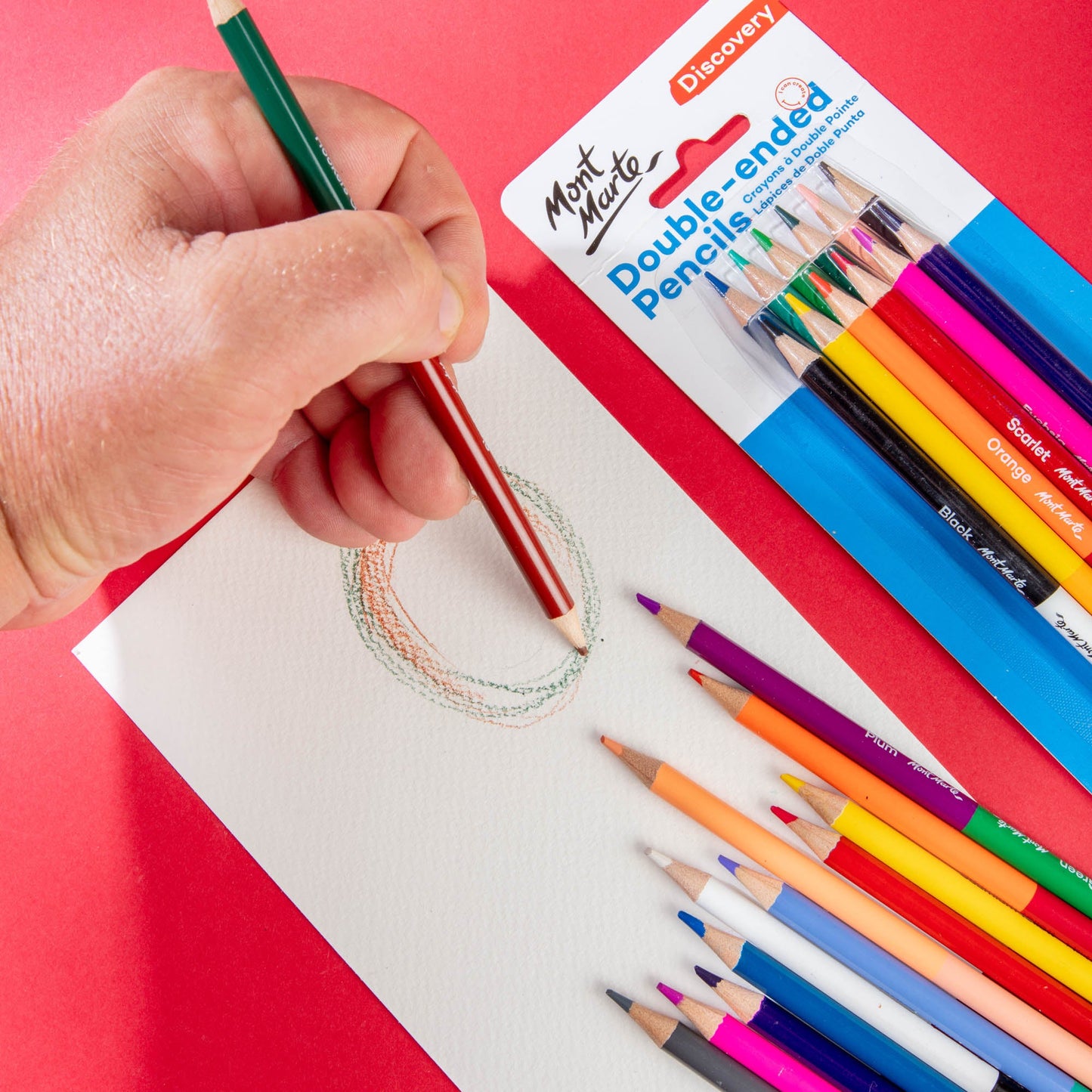 Mont Marte Discovery Double-ended Pencils - 12pc