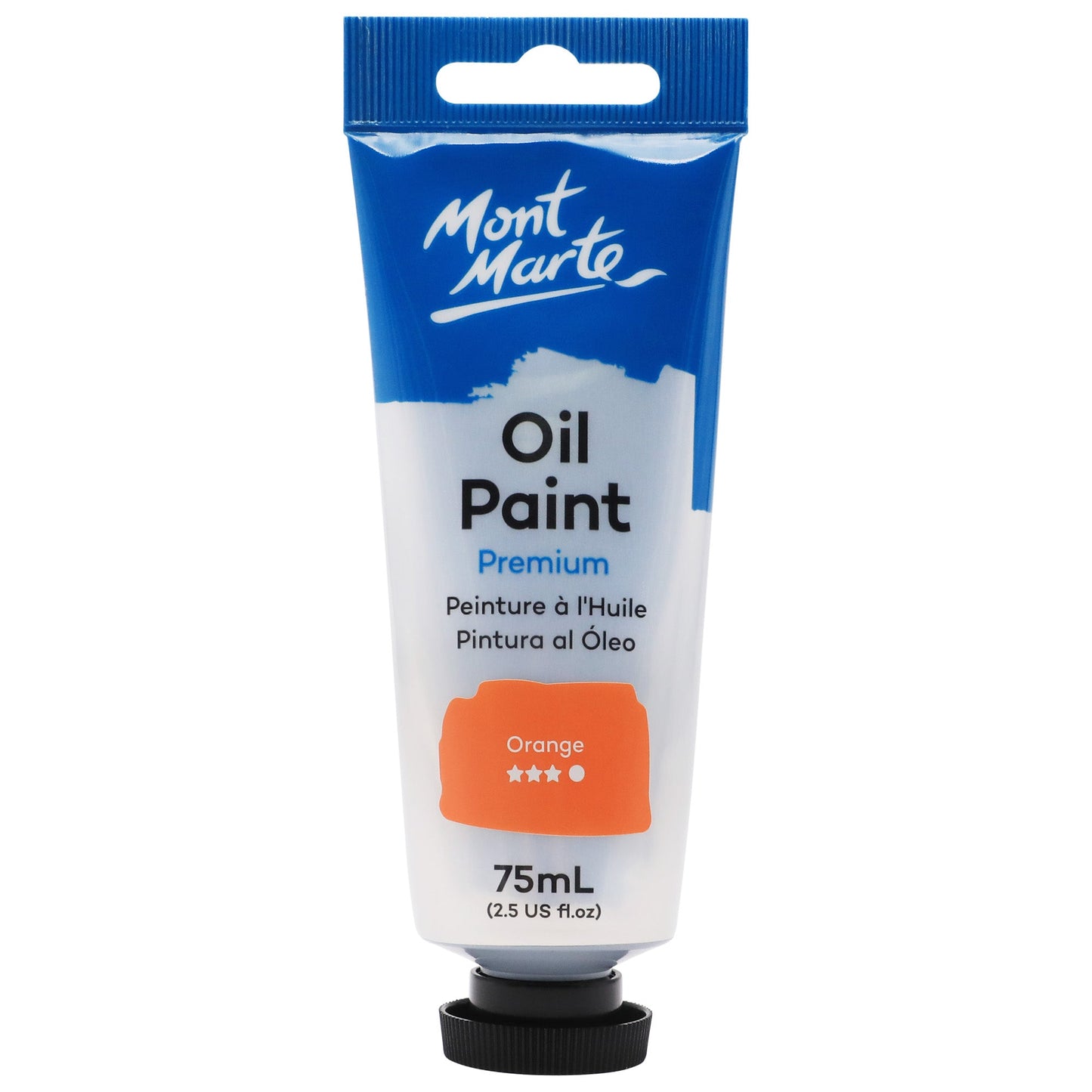 Mont Marte Oil Paint 75ml Tube- Orange