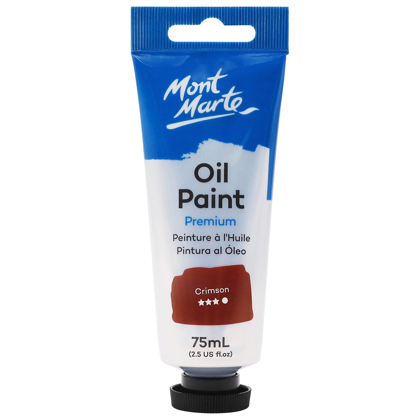 Mont Marte Oil Paint 75ml Tube- Crimson