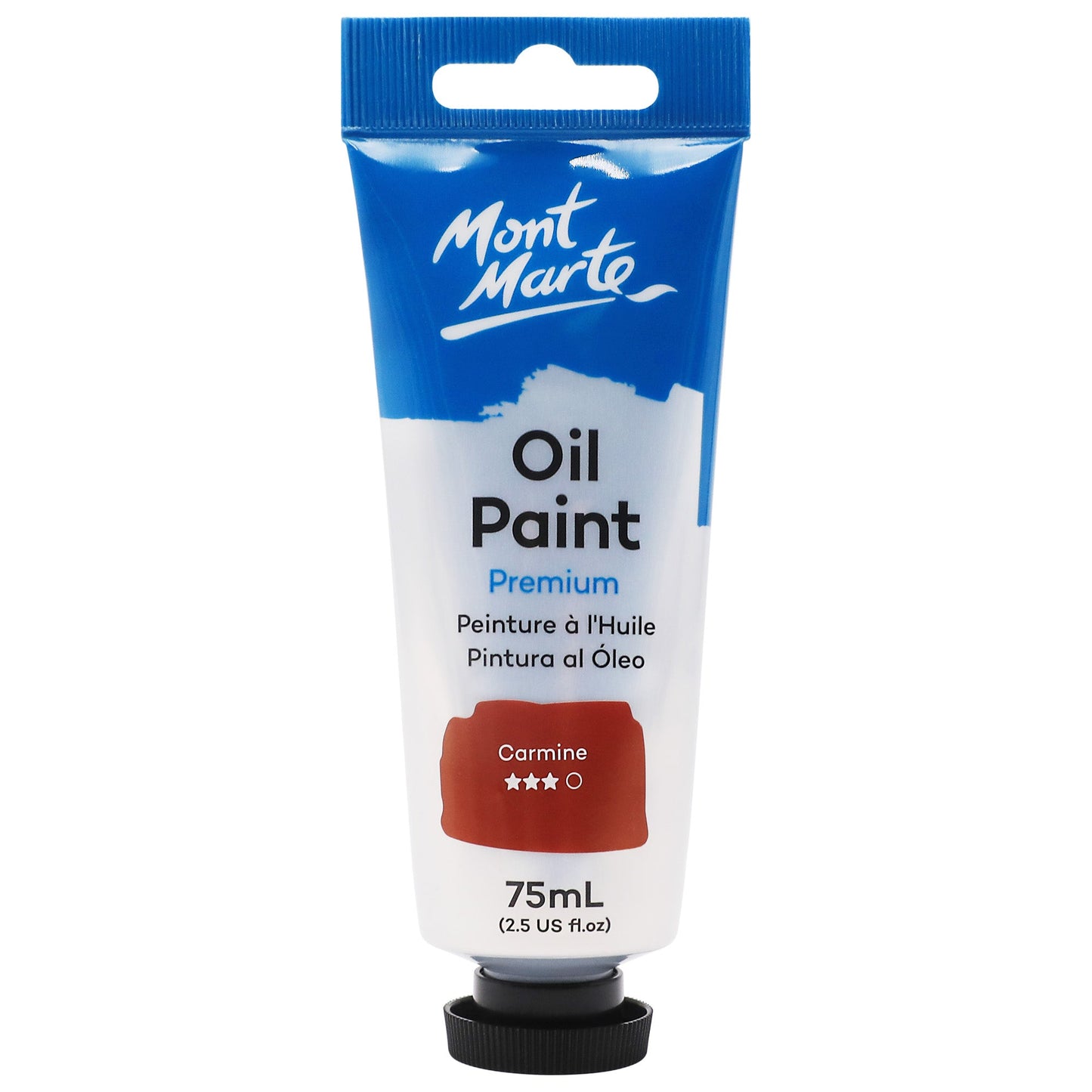 Mont Marte Oil Paint 75ml Tube- Carmine