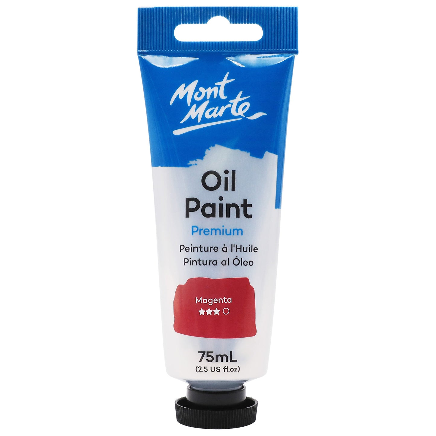 Mont Marte Oil Paint 75ml Tube- Magenta