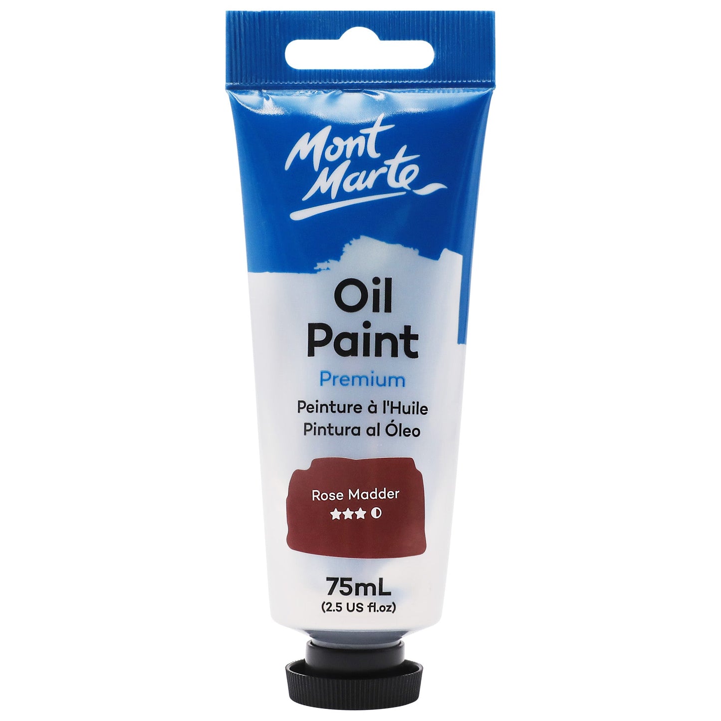 Mont Marte Oil Paint 75ml Tube- Rose Madder