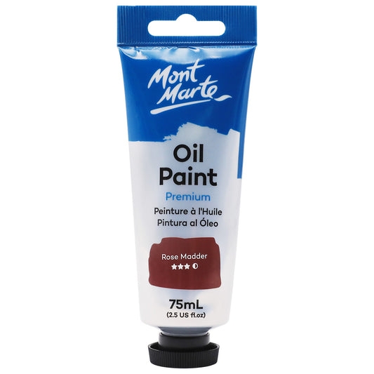 Mont Marte Oil Paint 75ml Tube- Rose Madder