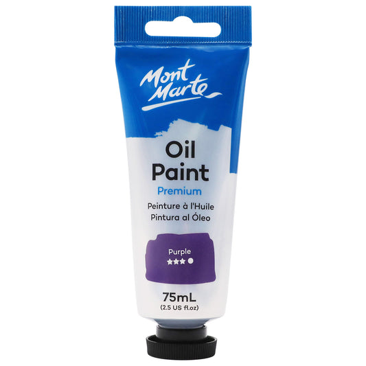 Mont Marte Oil Paint 75ml Tube- Purple