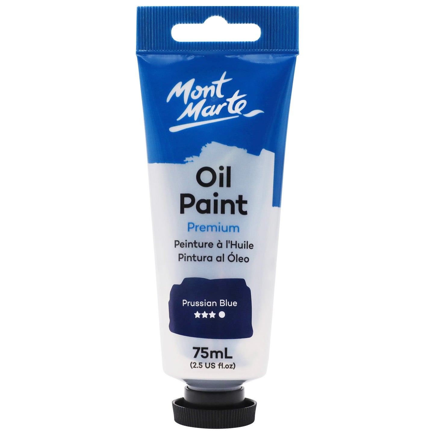 Mont Marte Oil Paint 75ml Tube- Prussian Blue