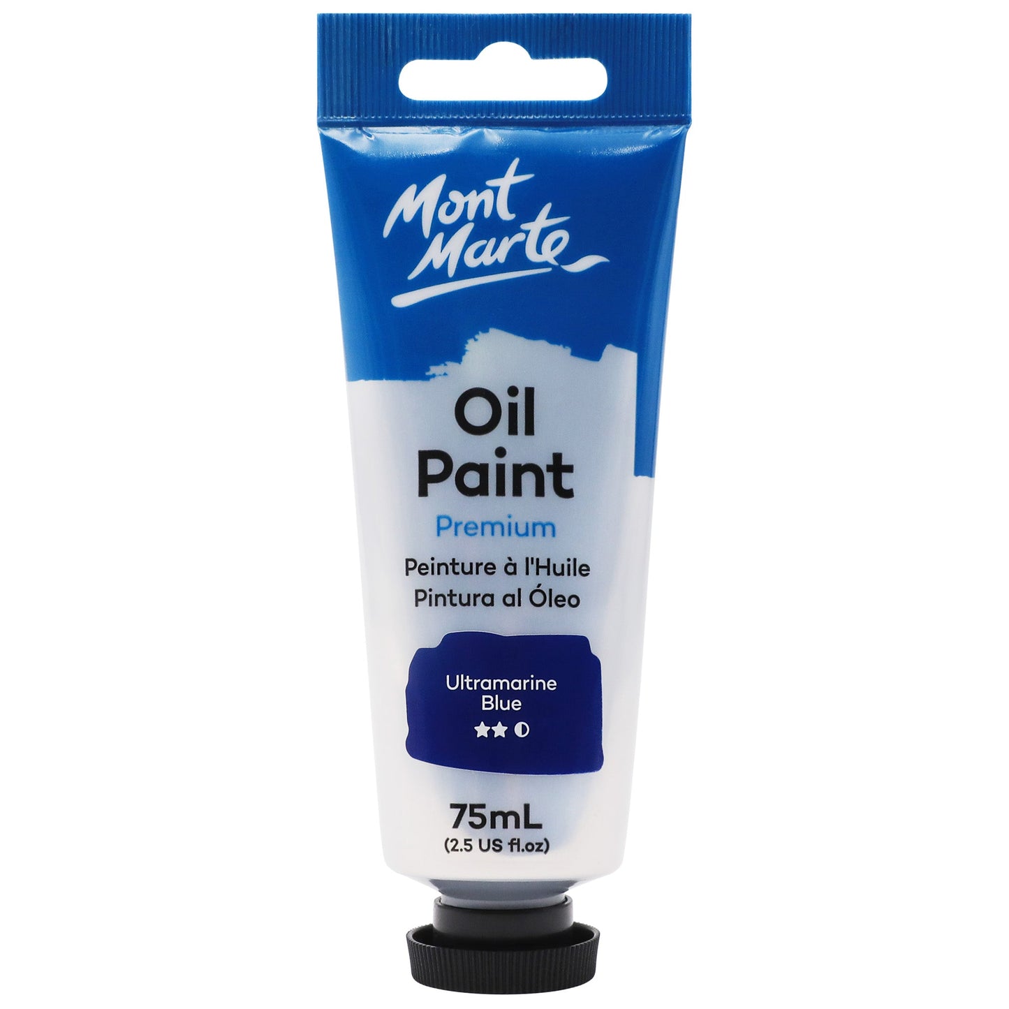 Mont Marte Oil Paint 75ml Tube- Ultramarine Blue