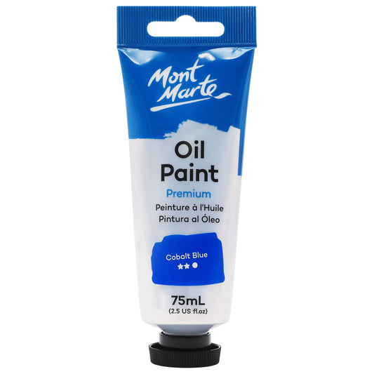 Mont Marte Oil Paint 75ml Tube- Cobalt Blue