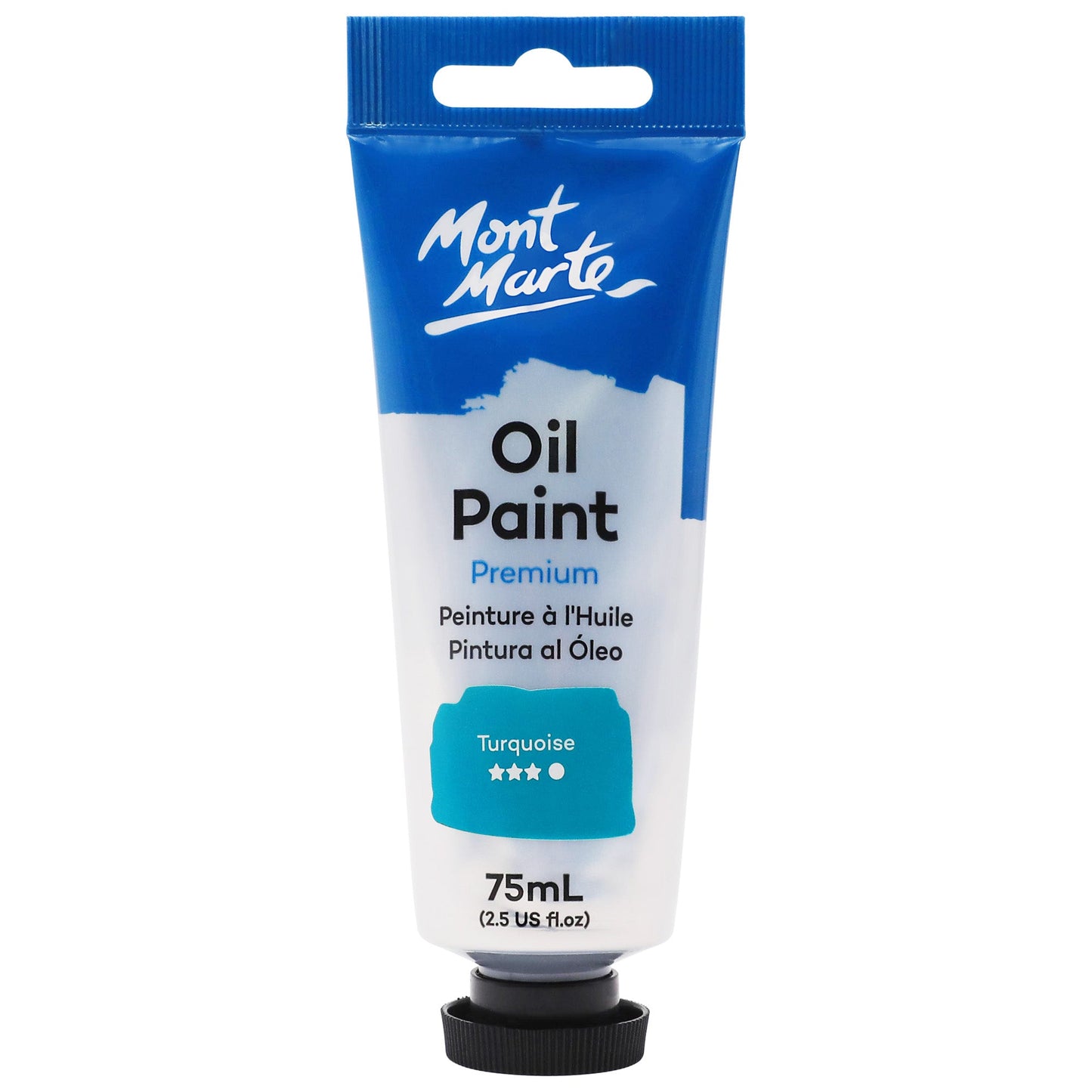 Mont Marte Oil Paint 75ml Tube- Turquoise