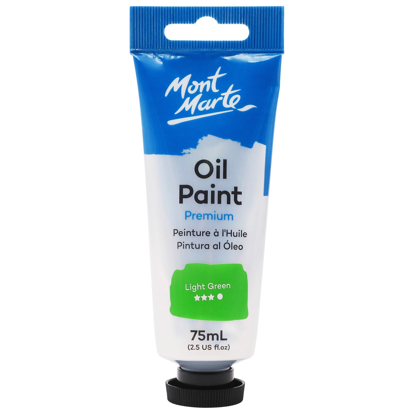 Mont Marte Oil Paint 75ml Tube- Light Green
