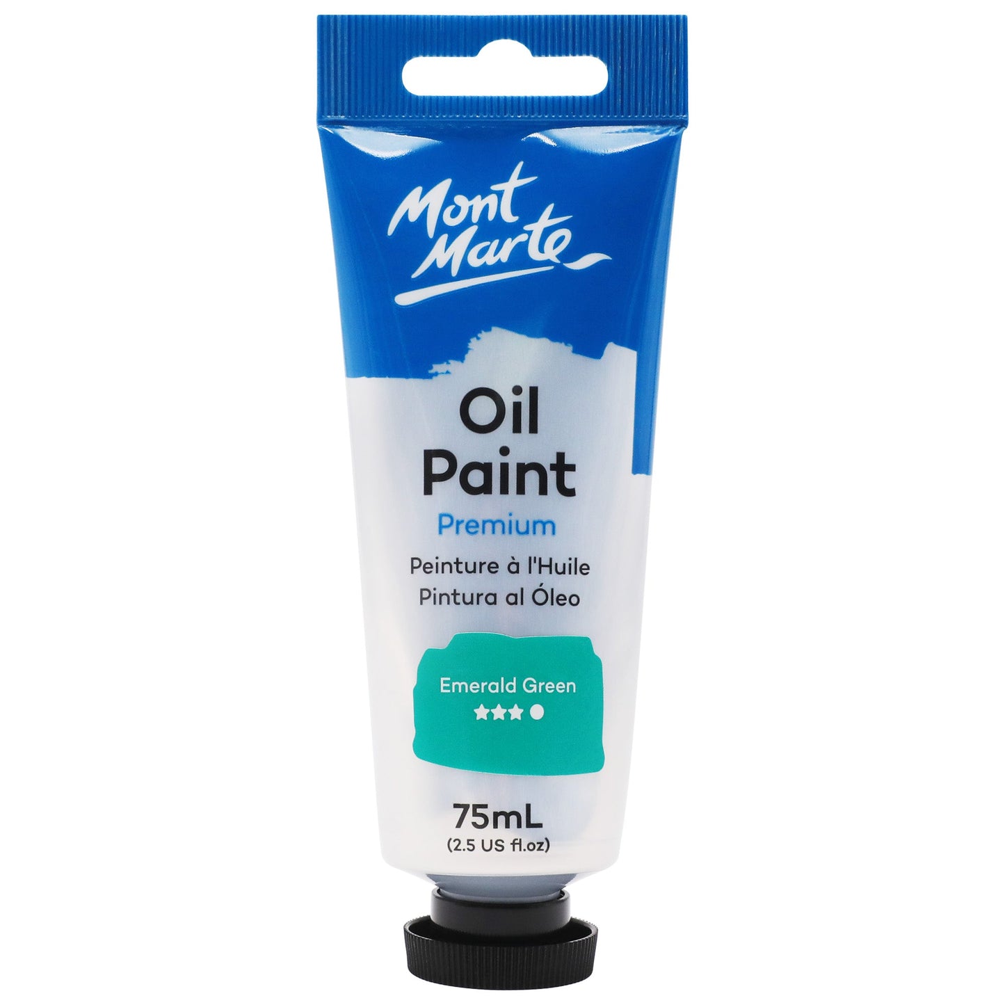 Mont Marte Oil Paint 75ml Tube- Emerald Green