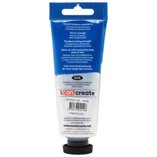 Mont Marte Oil Paint 75ml Tube- Emerald Green