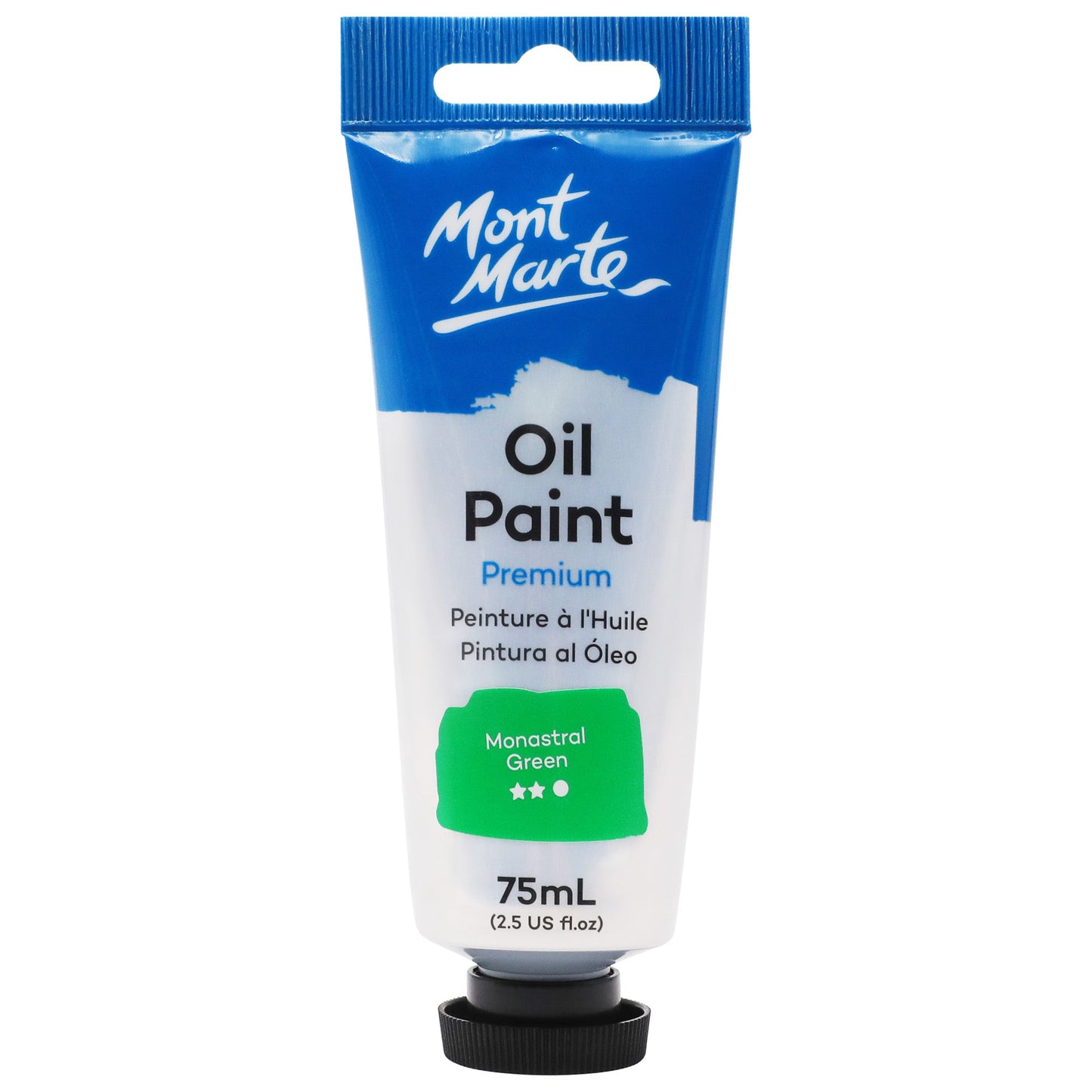Mont Marte Oil Paint 75ml Tube- Monastral Green
