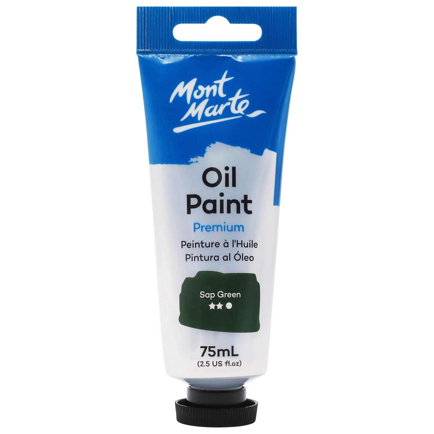 Mont Marte Oil Paint 75ml Tube- Sap Green