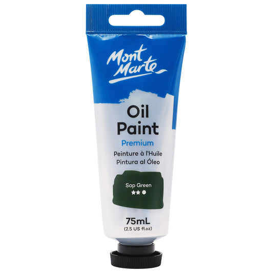 Mont Marte Oil Paint 75ml Tube- Sap Green