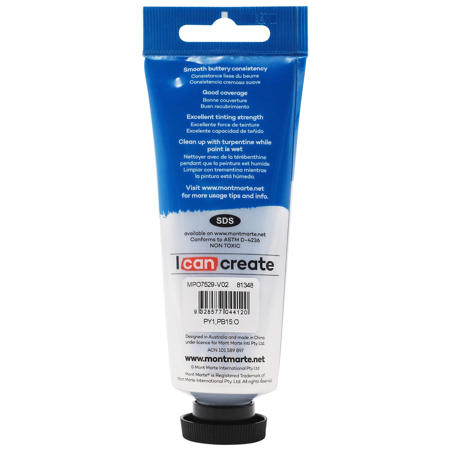 Mont Marte Oil Paint 75ml Tube- Sap Green