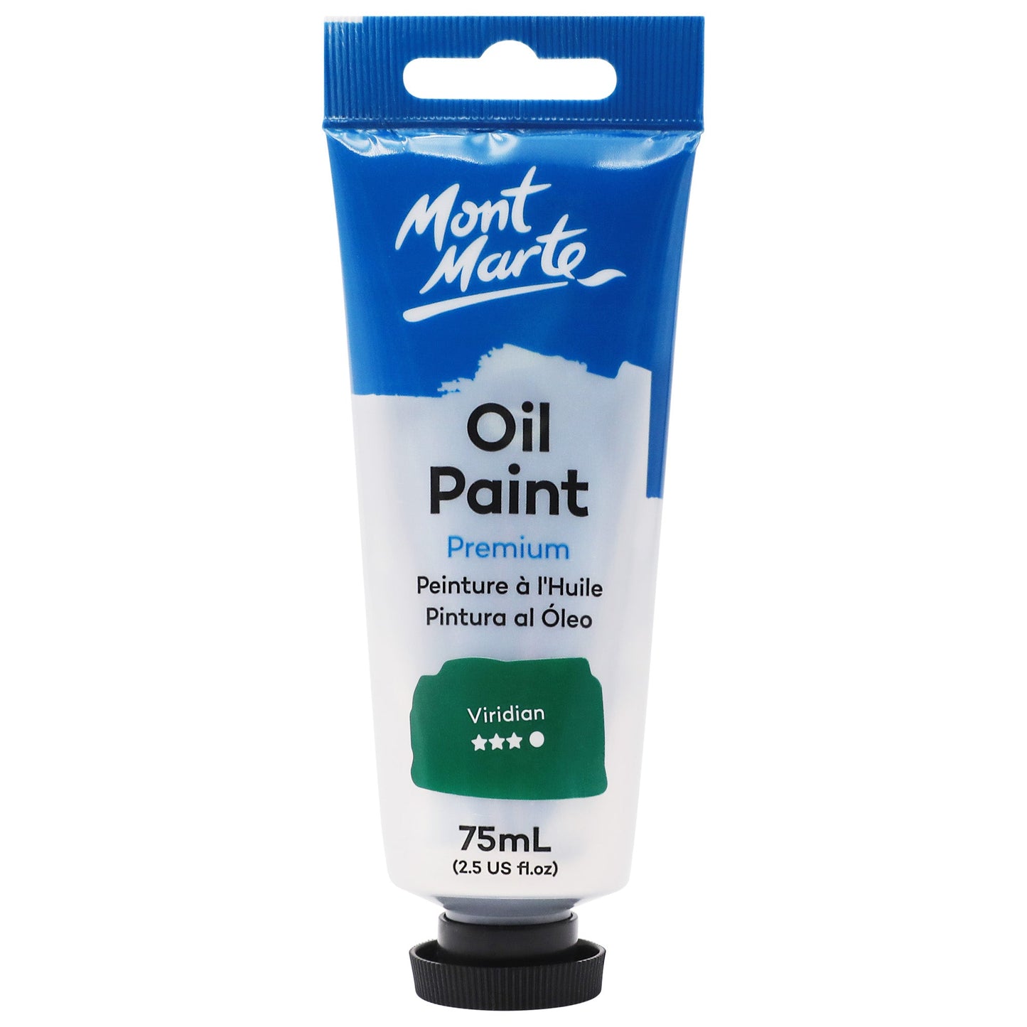 Mont Marte Oil Paint 75ml Tube- Viridian
