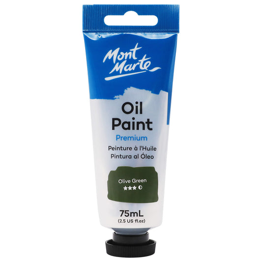 Mont Marte Oil Paint 75ml Tube- Olive Green