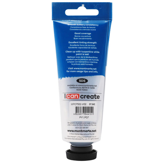 Mont Marte Oil Paint 75ml Tube- Olive Green