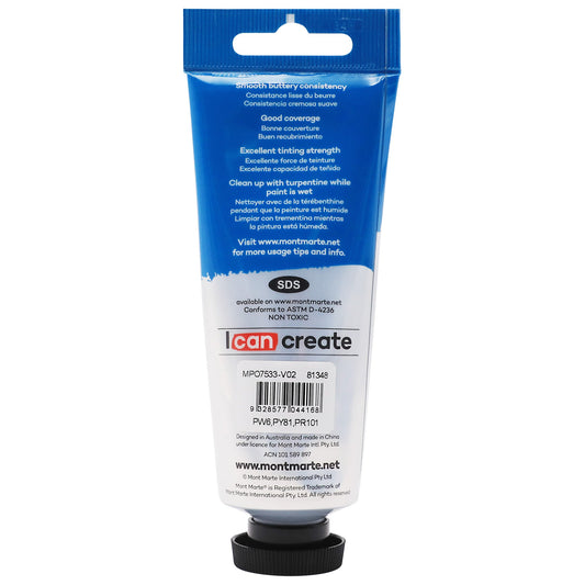 Mont Marte Oil Paint 75ml Tube- Naples Yellow