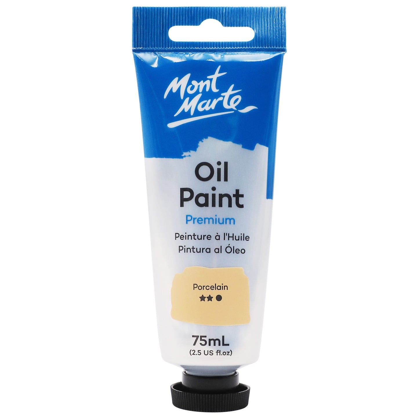 Mont Marte Oil Paint 75ml Tube- Porcelain