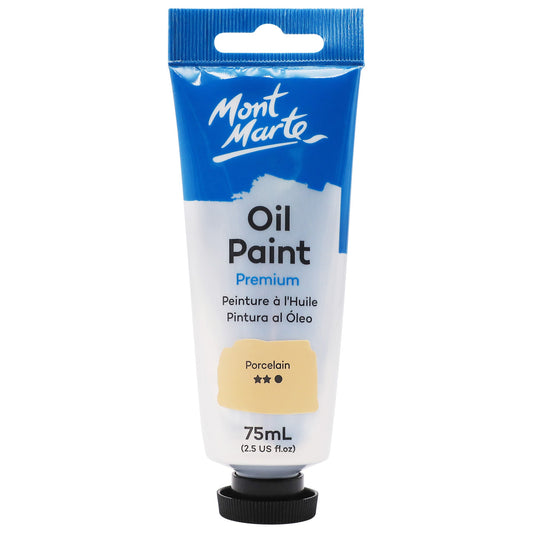 Mont Marte Oil Paint 75ml Tube- Porcelain