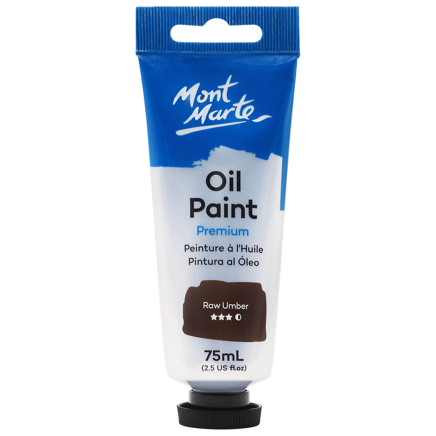 Mont Marte Oil Paint 75ml Tube- Raw Umber