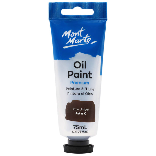 Mont Marte Oil Paint 75ml Tube- Raw Umber