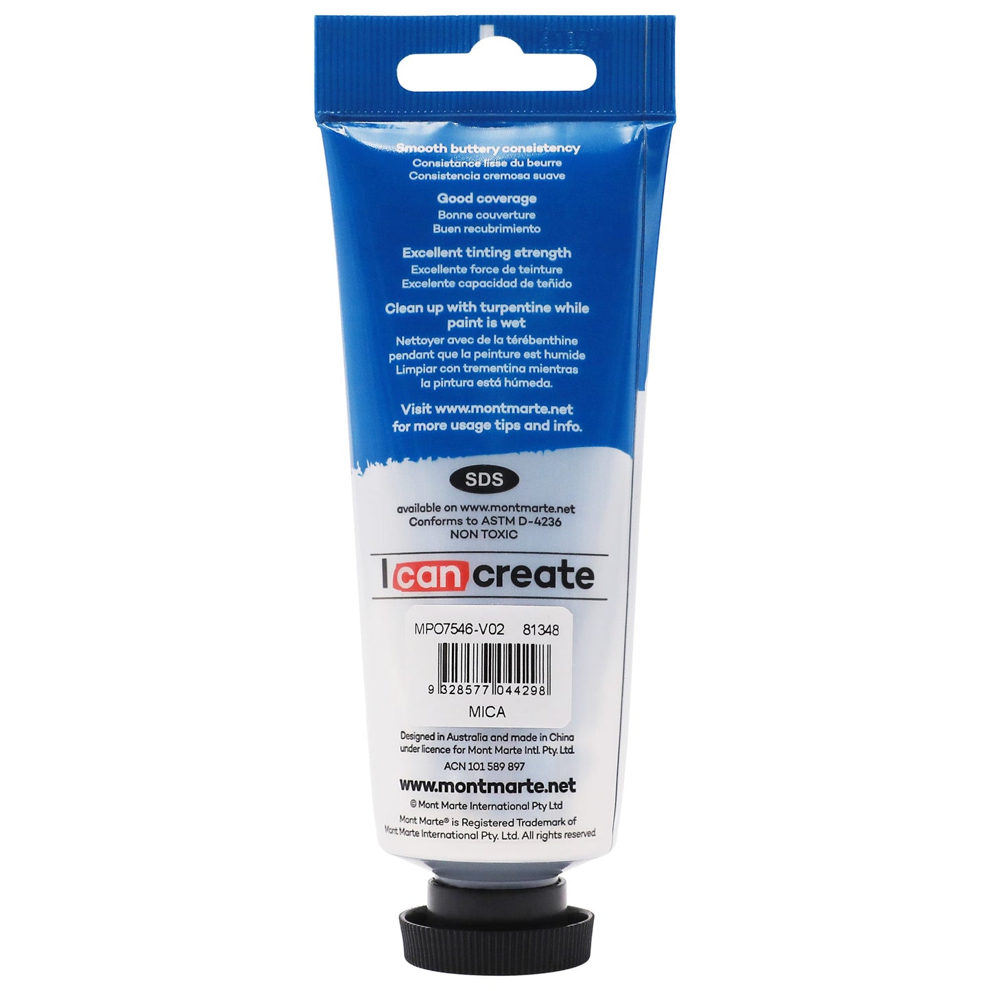 Mont Marte Oil Paint 75ml Tube- Gold