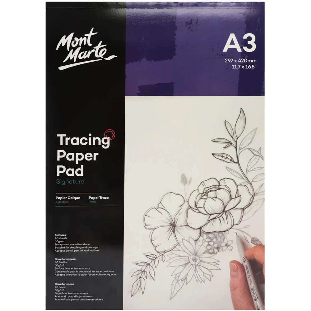 Mont Marte A3 Tracing Pad 40 sheet