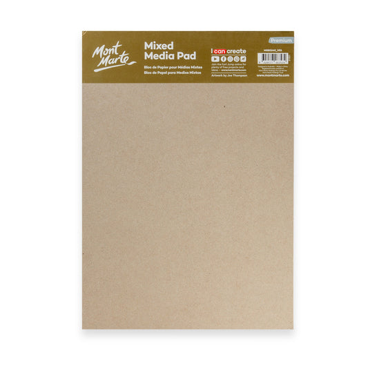 Mont Marte Mixed Media Pad 300gsm A4 15 Sheets