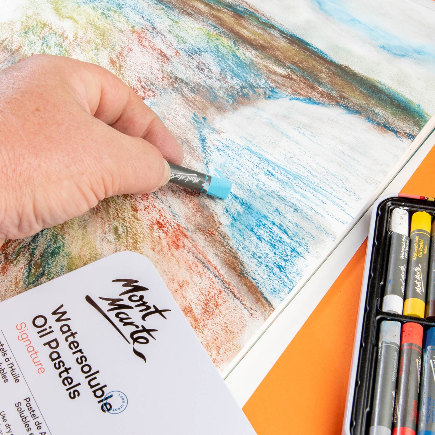 Mont Marte Premium Oil Pastel Pad 200gsm A3 20 Sheets