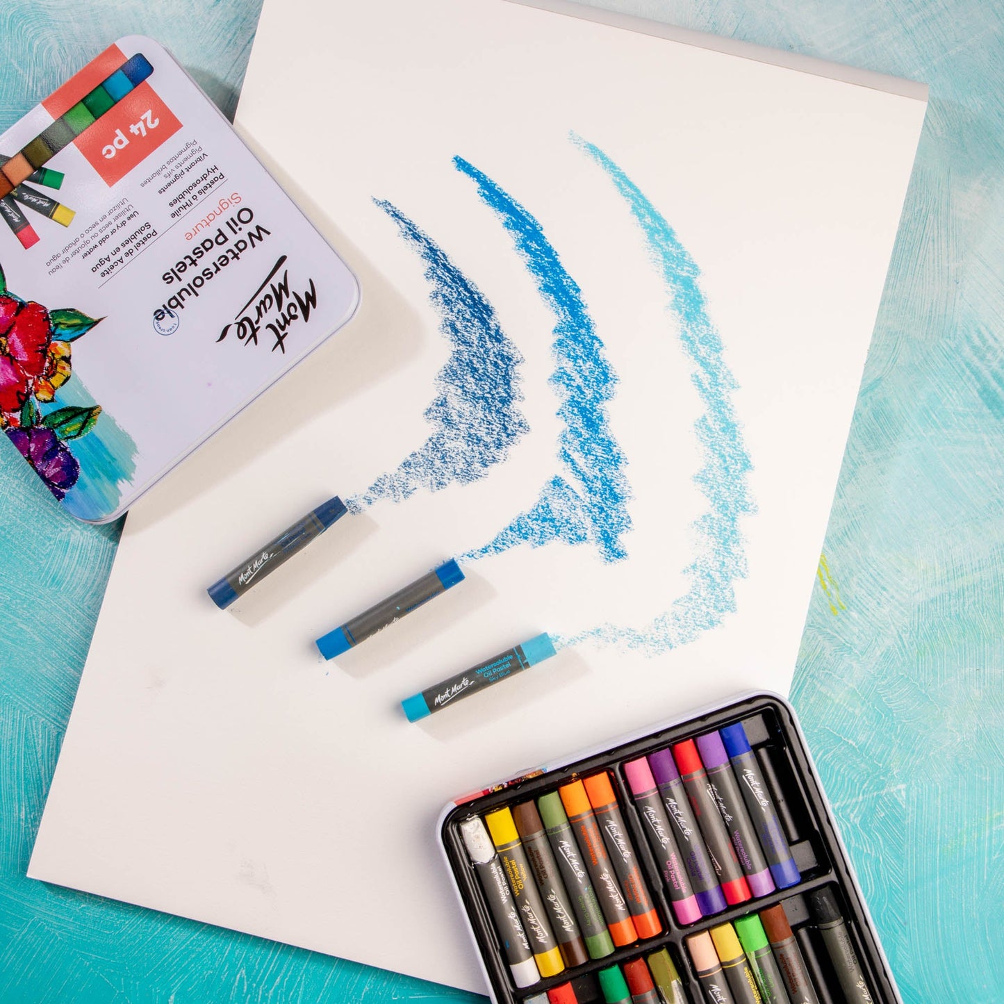 Mont Marte Premium Oil Pastel Pad 200gsm A3 20 Sheets