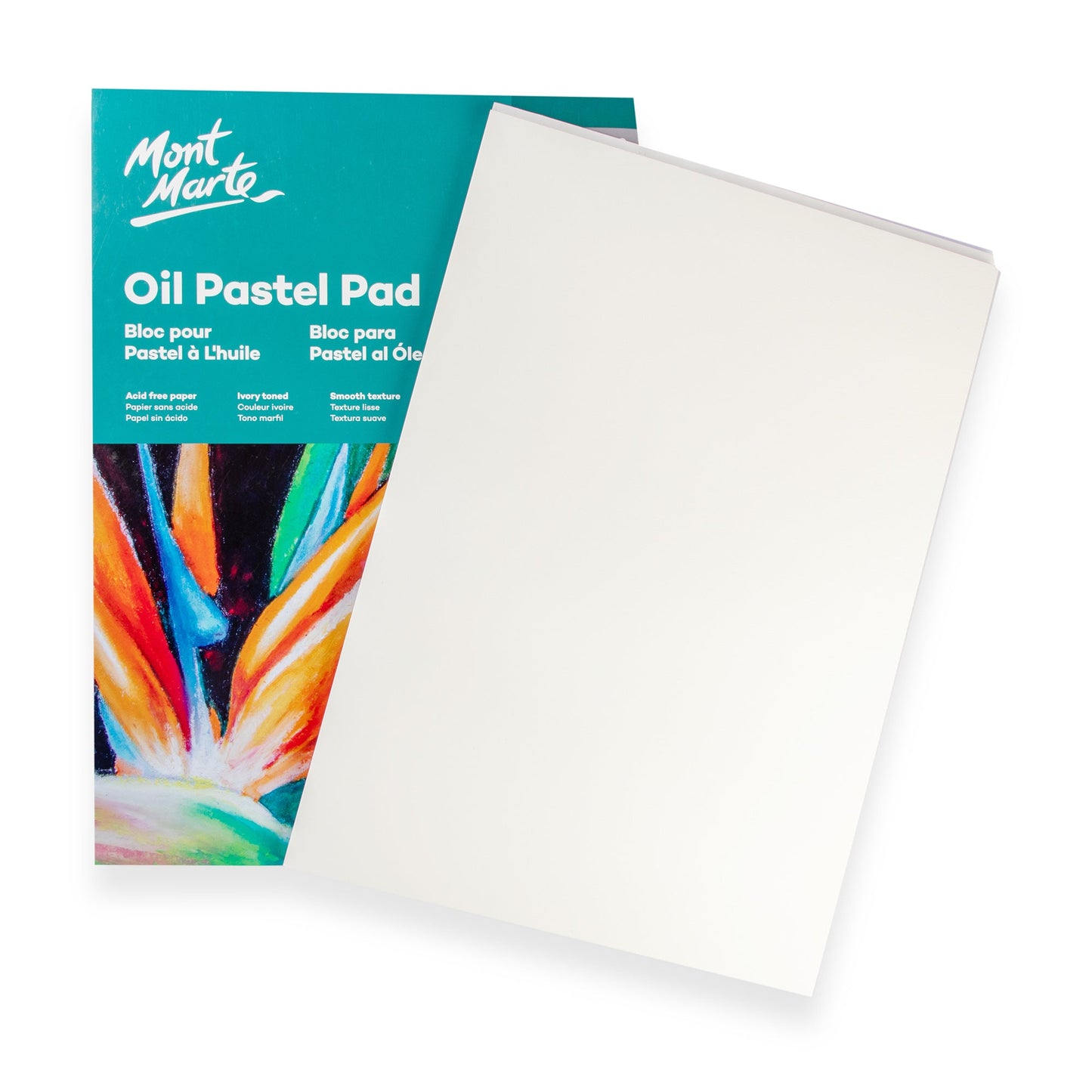 Mont Marte Premium Oil Pastel Pad 200gsm A4 20 Sheets