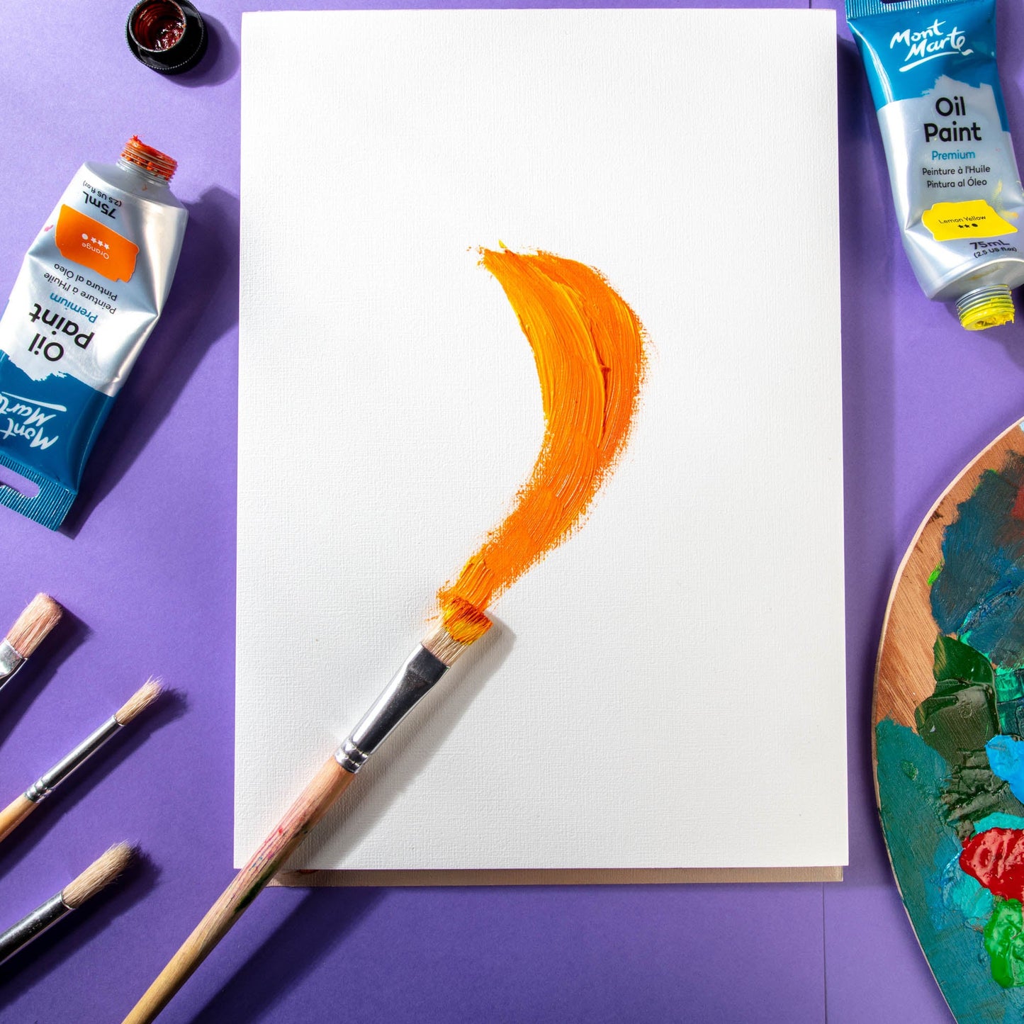 Mont Marte Oil & Acrylic Pad 350gsm A4 20 Sheets