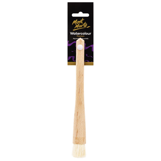Mont Marte Goat Hair Beech Hake Brush - 23mm