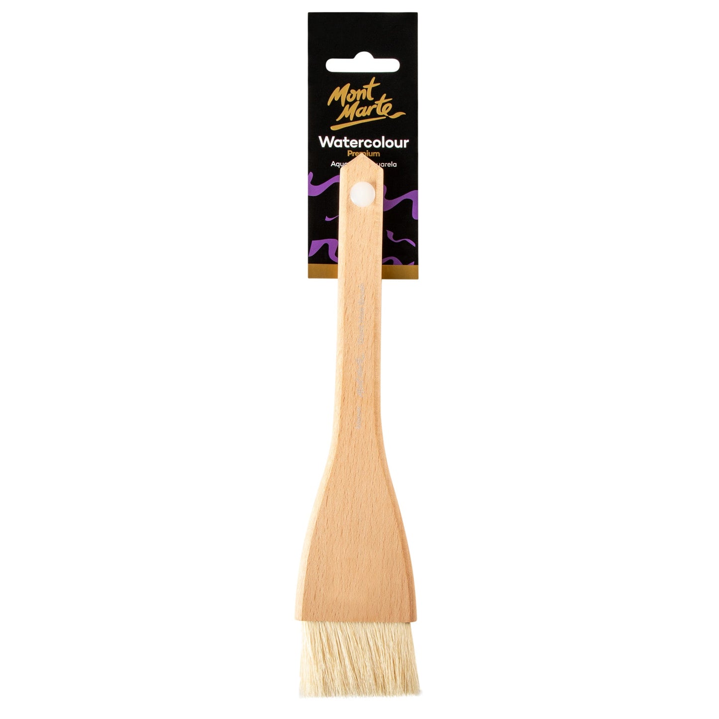 Mont Marte Goat Hair Beech Hake Brush - 46mm