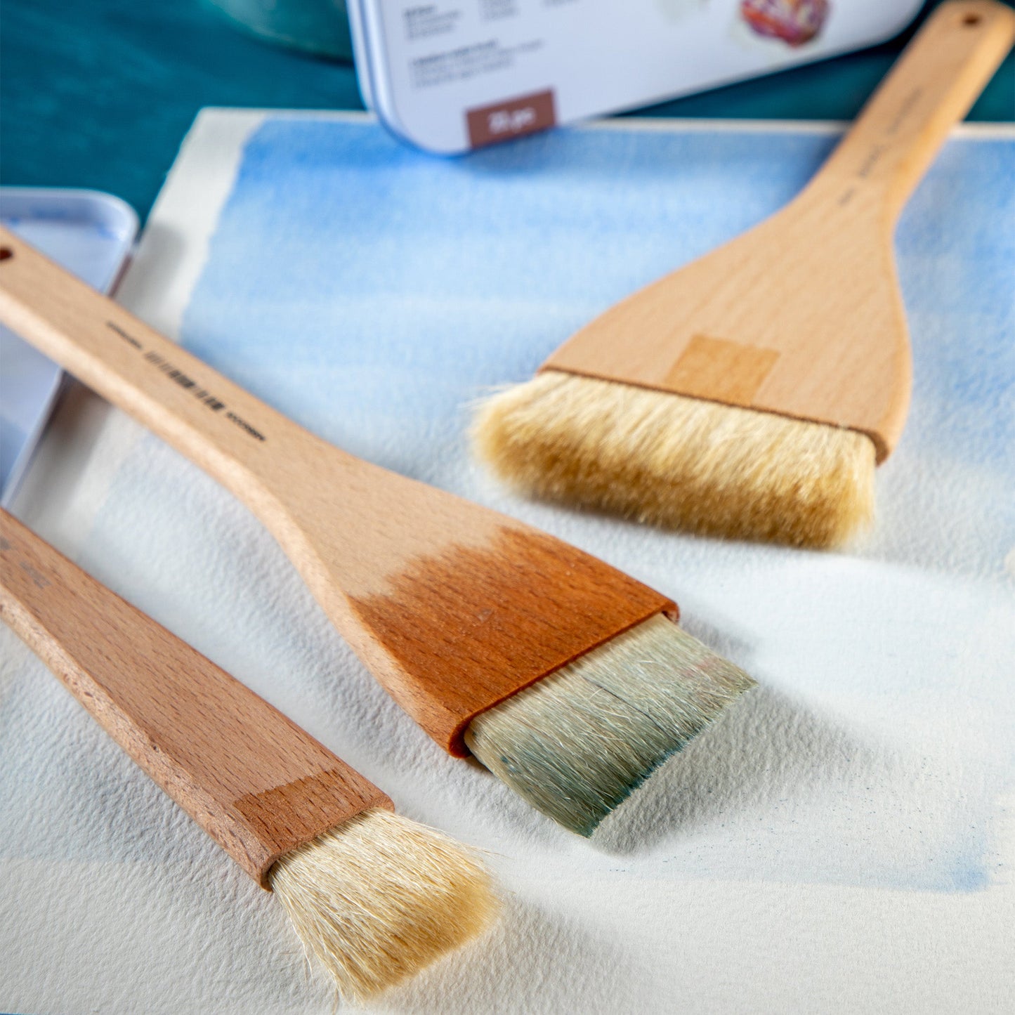 Mont Marte Goat Hair Beech Hake Brush - 46mm